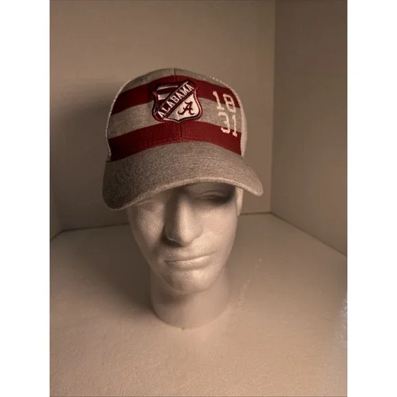 NCAA ALABAMA Hat Baseball Ball Cap Snapback Striped - Picture 8 of 8